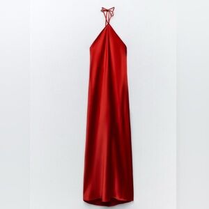 Red Halter Dress